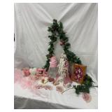 Pink Christmas Decor Assortment
