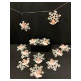 30 Angel Snowflake Ornaments