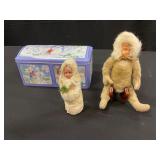 Snowbaby Doll with Metal Storage Box
