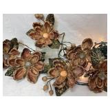 Sugared Magnolia Lights With Strand