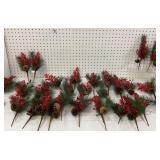 Decorative Holiday Floral Picks