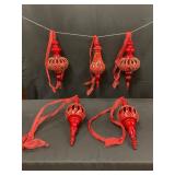 Red Hanging Decorative Ornaments