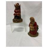 Jim Shore Santa and Mrs. Claus Figures