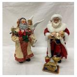 Kurt Adler 11ï¿½ï¿½ Santa and 10ï¿½ï¿½ Clothtique Decor