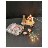 Snowman-Themed Light Decor Set