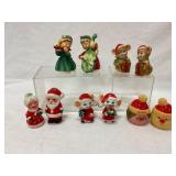 Christmas-Themed Salt and Pepper Shaker Lot