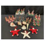 Lighthouse and Seashell Ornaments