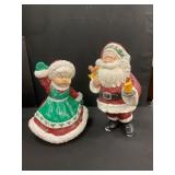20in Tall Santa and Mrs. Claus Figures