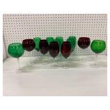 13 Etched Wine Glasses Featuring ï¿½Cabelaï¿½