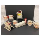 Santa and Holiday Ceramic Items
