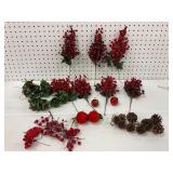 Berry Picks, Pinecones, and Foliage