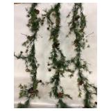 Three 7-Foot Wire Garlands