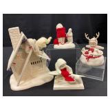 Four Department 56 Figurines
