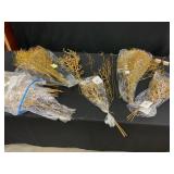 52-Piece Gold Decorative Stems