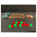 Festive Christmas Lights and Decorations