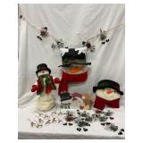 Snowman Ornaments and Decorations Lot