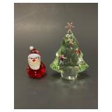 Swarovski Crystal Christmas Tree & Santa