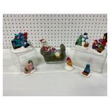 Hand-Painted Sleigh by Mary Cabela Set