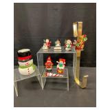 Holiday Figurines and Trinket Boxes Lot
