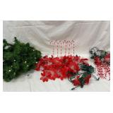 Holiday Decorations Including Lights and Garland