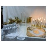 Snowman Runner and 12 Vinyl Placemats