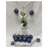 Reindeer Kissing Ball with Ornaments