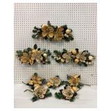 Cream Magnolia Picks and Swags Set