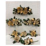 Cream-Colored Magnolia Picks and Swags