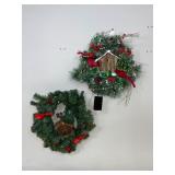 14-Inch Cardinal-Themed Wreaths
