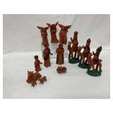 Honduran Terra-Cotta Nativity Set