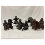 Joyce Cisneros Gallegos Black-on-Black Nativity 19
