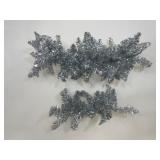 Vickerman Silver Tinsel Swags