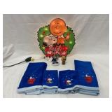 Merry Christmas Sign With Snoopy Items