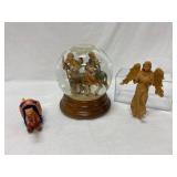 Nativity Figurines and Snow Globe Set