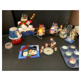 Snowman and Holiday Decor Items