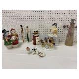 Decorative Snowman Figurines