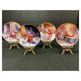 Classic American Santas Plate Collection