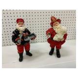 Two Santa Claus Figurines