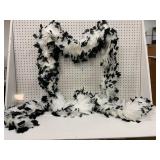 6ft Long Black and White Feather Boas