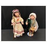 Drummer Boy and Shepherd Music Box Dolls