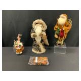 Santa Claus Figurines with Accessories