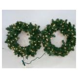 31-Inch Prelit Wreaths