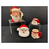 Santa Claus Ceramic Collectibles Lot