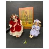 Dolls with Framed Artwork