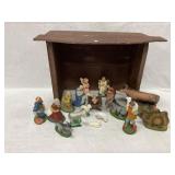 1942 Handcrafted Nativity Set