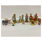 Plaez 14-Piece Hand-Painted Nativity Set