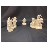 Snowbabies Porcelain Penguin Figurine Set