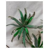 Emerald Green Metallic Glitter Picks