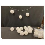 Frosted Snowball Ornaments