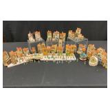 Miniature French Village With Figures